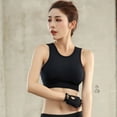 thumbnail image 2 of OSOLU Women Yoga Seamless High Impact Sports Bra With Removable Cups High Support Workout Sports High Support Comfortable Bralettes Black M, 2 of 8
