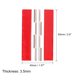 thumbnail image 2 of Uxcell 65x40mm bisagras de acrílico autoadhesivas claras de piano plegable, 2 of 6