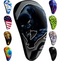 Exxact Sports Lightweight Athletic Cup Mens & Boys with Soft Rim Comfort for Superior Support, Baseball Cup Youth Boys for T-ball, Football, Lacrosse, Hockey Groin Protector (X-Large, Panther)