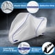thumbnail image 3 of Cubierta de motocicleta universal, protector contra lluvia y polvo, tela ligera, impermeable, cubierta para scooter, 3 of 6