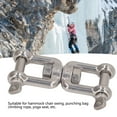 thumbnail image 4 of Anchor Chain, 304 Stainless Steel Double Jaw Shackle Rustproof Universal Jaw Anchor Connector For Hardware Lifting Connection, 4 of 8
