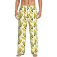 thumbnail image 2 of Lsque Corn On The Cob Print Men's Pajama Pants, Lounge Pant - Comfortable Home Wear,Elastic Waistband, Stylish Design-X-Large, 2 of 9