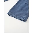 thumbnail image 6 of Jolyshlid Boys Straight Fit Denim Jeans, 3 Packs Elastic Waist with Pockets Casual Jeans Multicolor 4-5Y, 6 of 7