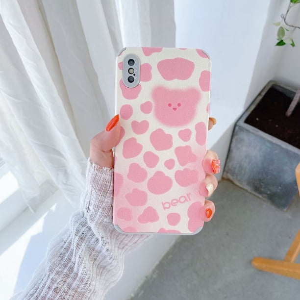 Funda de teléfono Floral mate de seda Vintage de dibujos animados para Iphone 12 13 funda de Tpu de chica encantadora para Iphone 7 8plus 11 Pro Xr XsMax Tan Jianjun unisex