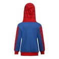 thumbnail image 4 of Marvel Avengers Spider-Man Zip Up Hoodie (Boys), Sizes 2T-18, 4 of 5