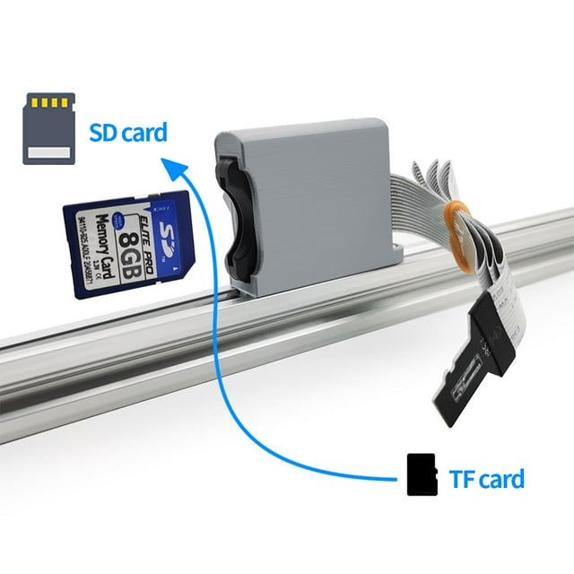 Upgrade Modification Module with 8GB Memory Card TF to Card Reader ;Plug and Memory Card Reader Replacement for Ender3/3S