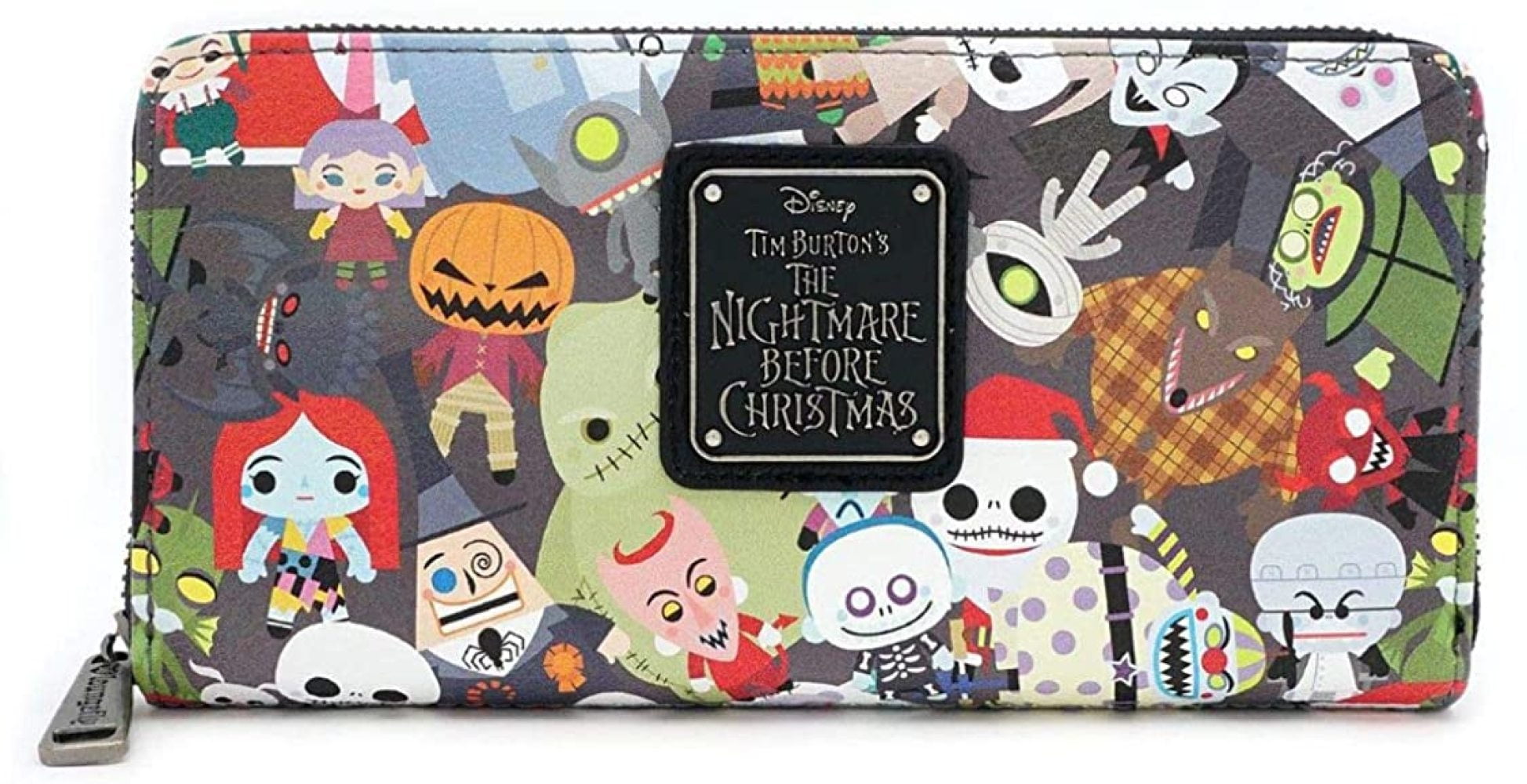 Loungefly x Nightmare Before Christmas Chibi Character Print Zip ...