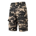 thumbnail image 5 of GrmtClth Men's Water Resistant Ripstop Cargo Shorts Casual Camouflage Short Pants Camping Multi Pockets Outdoor Work Shorts Trendy Clothes Khaki 4XL, 5 of 6