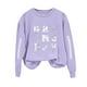thumbnail image 2 of Heisall Womens Sweatshirts Rugby Print Long Sleeve Loose Casual Hoodless 2025 New Arrival Fashion, 2 of 3