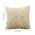 thumbnail image 3 of Pillow Cover 17.72 x 17.72 in | Polyester Cushion Case | Decorative Sofa & Bedroom Throw Pillow Slip | One-Sided Pattern | Breathable Durable Fabric | Easy Care | Single Piece | Various Colors, 3 of 6