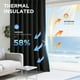 thumbnail image 4 of Cortinas Joydeco Blackout con aislamiento térmico 168 x 229 cm, 4 of 9