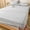 Gris5769, variante sur Protège-matelas Matelassé Imperméable, Housse de Lit, 150x200 cm, Nylon-Spandex Respirant, Tapis d'Été Rafraîchissant Ice Silk, Plusieurs Couleurs