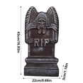 thumbnail image 2 of Rip Cross Gravestones Halloween Decorations Scary Halloween Decorations Outdoor Spooky Halloween Decor for Yard Lawn Cemetery Haunted House Halloween Party, 2 of 2