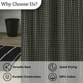 thumbnail image 5 of Park Designs Black Sturbridge Shower Curtain, 5 of 5