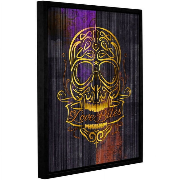 ArtWall Greg Simanson "Love Bites" Gallery-Wrapped Floater-Framed Canvas