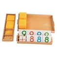 thumbnail image 3 of Juguete De Cuentas De Matemáticas Montessori, Material Didáctico, Juego De Banco Decimal Para Niños En Edad Preescolar, 3 of 9