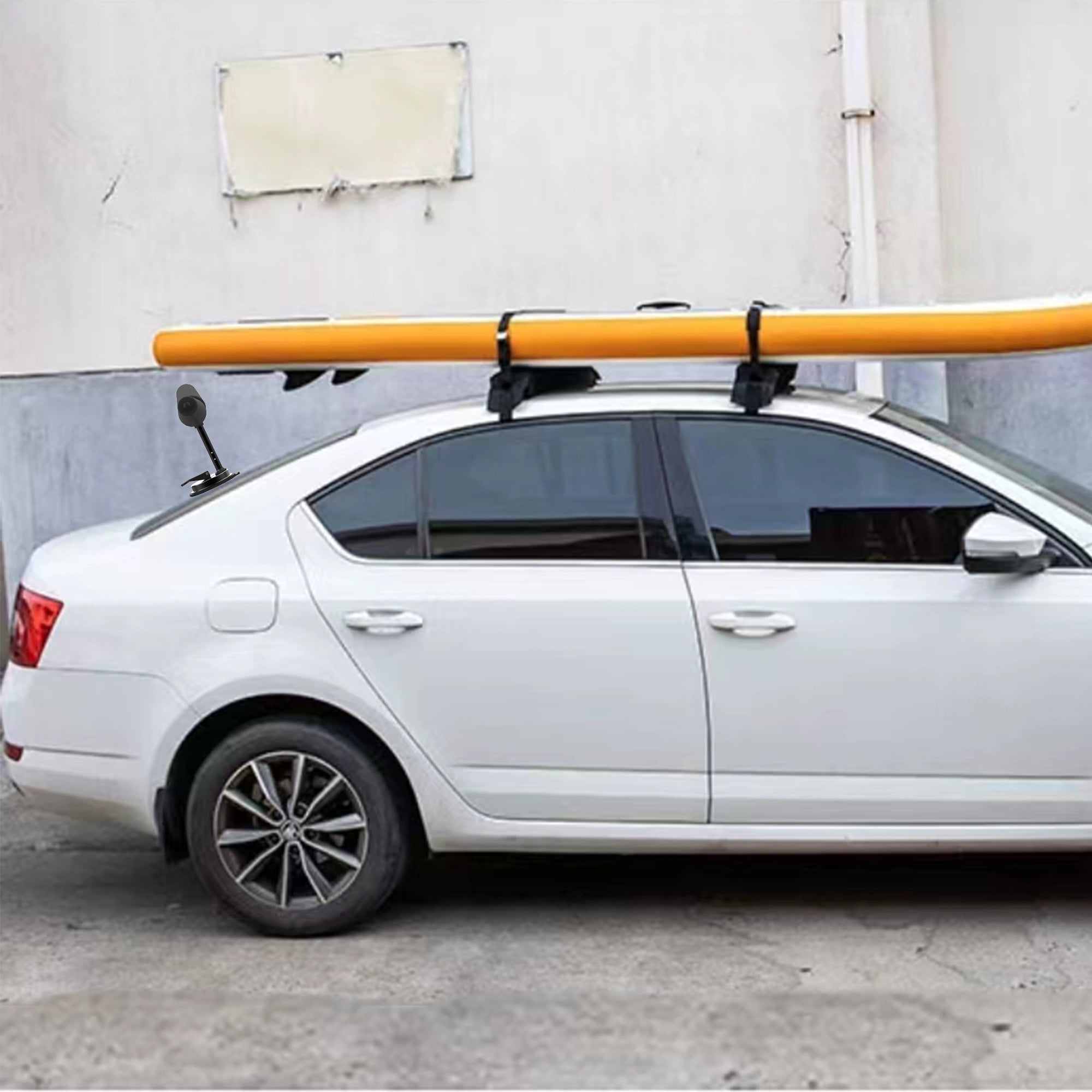 Adjustable Removable Y Kayak Roller, Kayak Boat Load Assist with Heavy-Duty Suction Cup Car Mount for Conveniently and Quickly Place The Kayak, Boat, Ocean Boat or Other Hull on Transportation Car