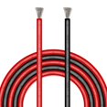 thumbnail image 1 of Hilitchi Cable de silicona de calibre 10 de 12 pies, resistente a altas temperaturas, alambre de silicona flexible súper suave [6 pies rojo y 6 pies negro] (10 AWG), 1 of 5