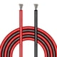thumbnail image 1 of Hilitchi Cable de silicona de calibre 10 de 12 pies, resistente a altas temperaturas, alambre de silicona flexible súper suave [6 pies rojo y 6 pies negro] (10 AWG), 1 of 5