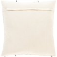 thumbnail image 2 of Surya Justine JTI-003 20x20" Square Cotton Pillow Kit in Beige/Black, 2 of 2