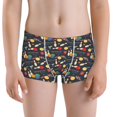 thumbnail image 5 of Yiaed Christmas Holiday Bowling Print Boys' Boxer Briefs Cotton Casual Stretch Comfort Boys Boxers - Kids Boxer Briefs Underwear for Boys (6-18)-Medium, 5 of 5