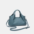 thumbnail image 6 of KKLDOGS Suede Woven Handbag for Women: Handwoven Vegan Leather Purse & Pockets for Style & Travel, 6 of 17
