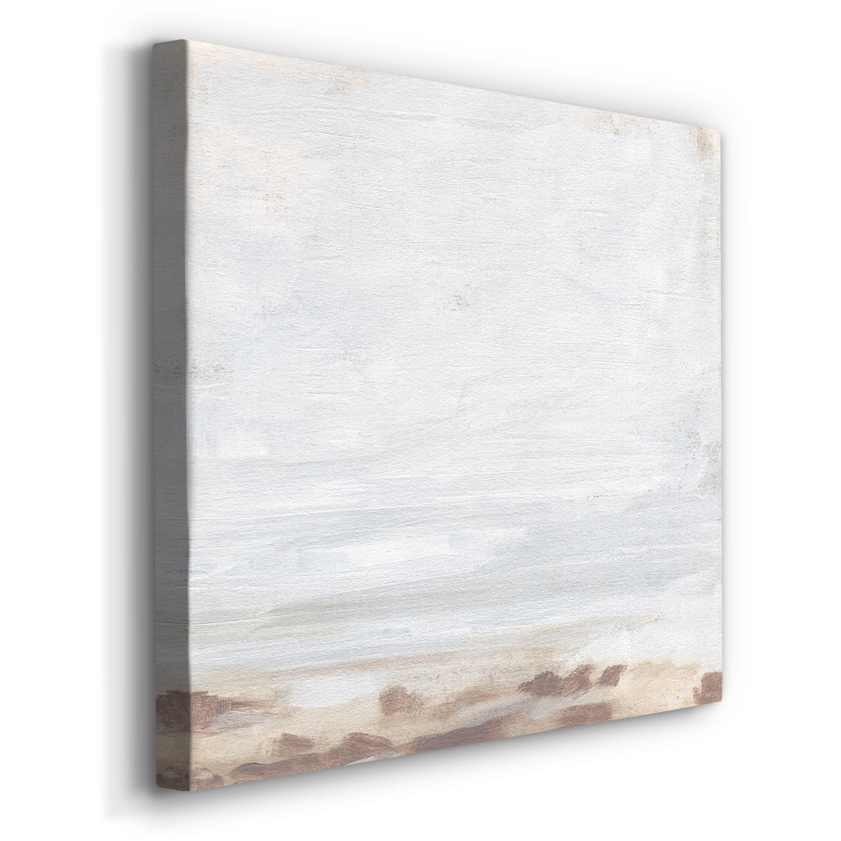 Wexford Home Neutral Breakers I-Premium Gallery Wrapped Canvas, 24" x 24" - Ready to Hang