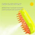 thumbnail image 6 of Steamy Cat Brush - 3 In1 Cat Steamy Brush, Self Cleaning Steam Cat Brush, Cat Steamer Brush for Massage for Removing Tangled And Loosse Hair (Green), 6 of 7