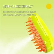 Steamy Cat Brush, 4 in 1 Multifunctional Cat Steamy Brush, Steam Cat Hair Brush for Massage, Cat Brush with Steam, Pet Steam Brush for Removing Tangled And Loose Hair