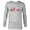 Athletic Heather, variant on Logo Sweet Treat Hearts Trip Matching Vacation 2026 - Long Sleeve T-Shirt for Men - Customized-White
