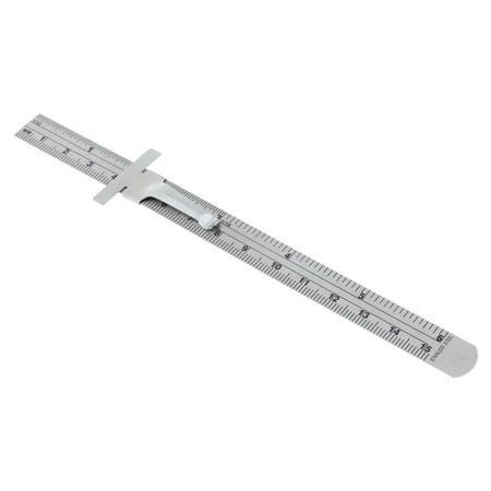 Multifunctional Depth Inch / Metric with Clip Test Ruler - 6inch ...