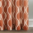 thumbnail image 2 of Curtainworks Morocco Single Curtain Panel, Pole Top, Clay, 100% Polyester, 50"W x 84"L, Adult, 2 of 5