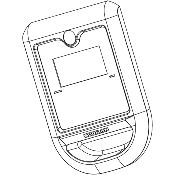 Console Front Cover 076784 Works W Horizon Fitness CE4.1 - EP533 Elliptical