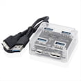 thumbnail image 2 of Hub USB 3.0 Unidad de Expansión de 4 Puertos Libre con Interfaz de Fuente de Alimentación Transmisión de Alta Velocidad de 5 Gbps con Cable de Datos de 50 cm, 2 of 5
