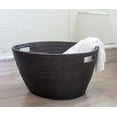thumbnail image 3 of Artifacts Rattan™ Laundry Basket with Cutout Handles, 3 of 4