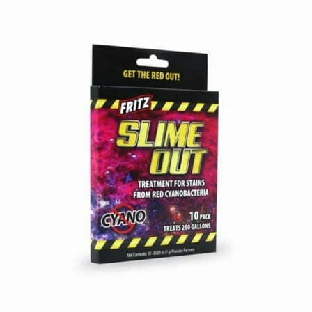 Fritz Aquatics 805101 SlimeOut Red Cyano Treatment for Fresh & Saltwater Aquariums - 10 Count