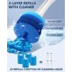 thumbnail image 2 of Kit de recambios y cabezales de cepillos reemplazables para inodoros, 24 piezas, 2 of 7