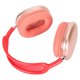 thumbnail image 5 of Auriculares inalámbricos Bluetooth Auriculares plegables ajustables con micrófono para computadora portátil Teléfono Trabajo Escuela Viajes Deportes Rojo, 5 of 5