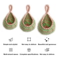 thumbnail image 2 of enjoywould 3Pcs Handmade Woven Fruit Net Bird's Nest Stylish Fine Workmanship Long Lasting Net Bag Spacious Storage Solution, 2 of 9