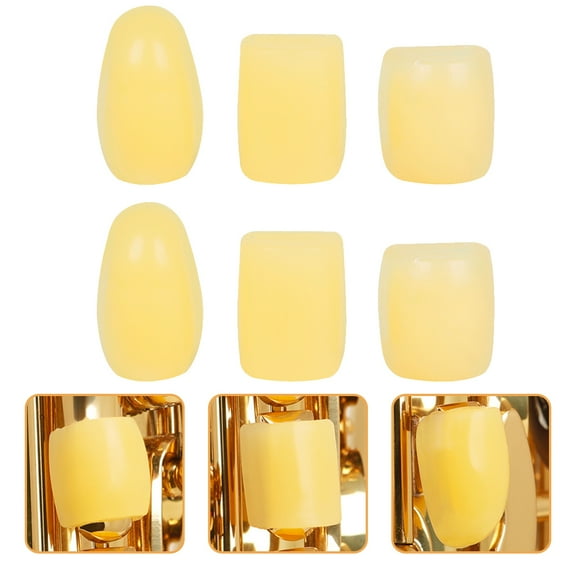 KAKOWELY 6Pcs Yellow Palm Key Risers for Saxophone in Professional Use