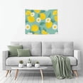 thumbnail image 6 of Bingfone Lemons Chamomile Flowers And Leaves Tapestry Wall Hanging Decor For Living Room Bedroom Dorm Classroom Office Decor 29x37 Inch, 6 of 9