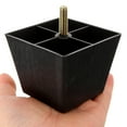 thumbnail image 5 of OATIPHO Furniture Legs Black Plastic and Metal for Sofas and Cabinets 4Pcs, 5 of 5