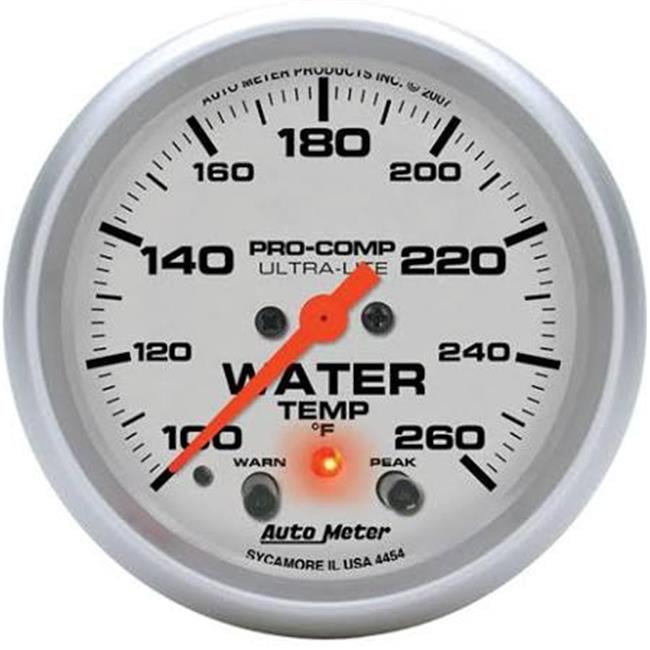 AutoMeter 4454 Ultra-Lite Electric Water Temperature Gauge