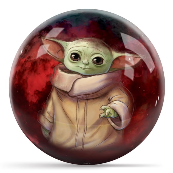 KR Strikeforce Star Wars Grogu Din Djarin Undrilled Bowling Ball