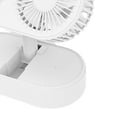 thumbnail image 4 of Pequeño ventilador de escritorio, ventilador doble pequeño de escritorio de doble hoja, mini ventilador USB, máxima comodidad, 4 of 5