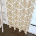 thumbnail image 3 of Best Home Fashion Oxford Basketweave Moroccan Print Curtains, 3 of 7