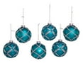 thumbnail image 2 of Kurt Adler 80MM Teal Glass Ball Ornaments, 6-Piece Set, 2 of 5
