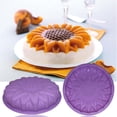 thumbnail image 3 of SENHAI 3 Pack Cake Pan, Silicone Molds Non-Stick Flower Shape Jello Mold Baking Tray Cake Molds for Birthday Party, 3 of 8