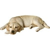 Sandicast "Original Size" Lying Yellow Labrador Retriever Dog Sculpture