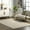 Kai Beige, variant on nuLOOM Kai SuperiorWash Stripe Faux Rabbit Machine Washable Area Rug, 5' x 8', Kai Off-white
